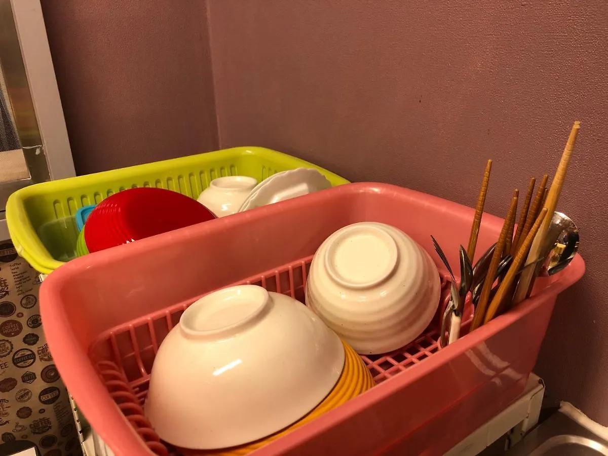 Vendégház Guesthouse Shiawase Eki Fukuoka Japán